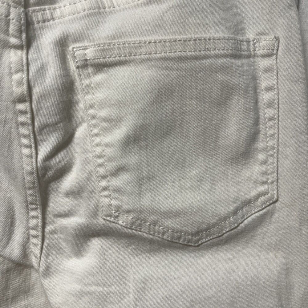 We the Free Womens Cutwork High Rise Cigarette Jeans White size 26 - Picture 7 of 10